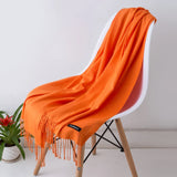 GYori Solid Color Women Scarf Winter Hijabs
