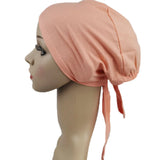 Under scarf Turban Tube Bone Bonnet Muslim Hijab Hat