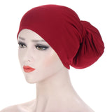 Muslim Hijabs Women Beanies Skellies Knot Bonnet