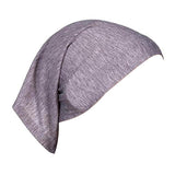 Women Hijabs Muslims Solid Color Cotton Cap Elastic