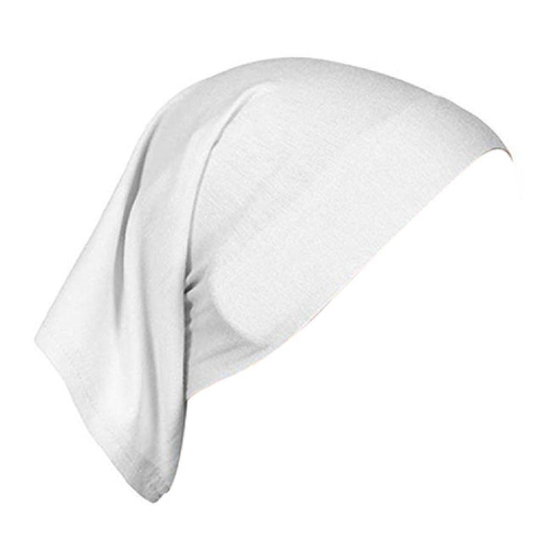 Women Hijabs Muslims Solid Color Cotton Cap Elastic