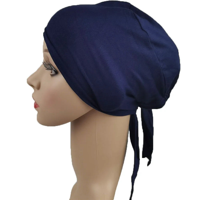 Under scarf Turban Tube Bone Bonnet Muslim Hijab Hat