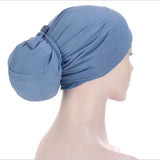 Muslim Hijabs Women Beanies Skellies Knot Bonnet