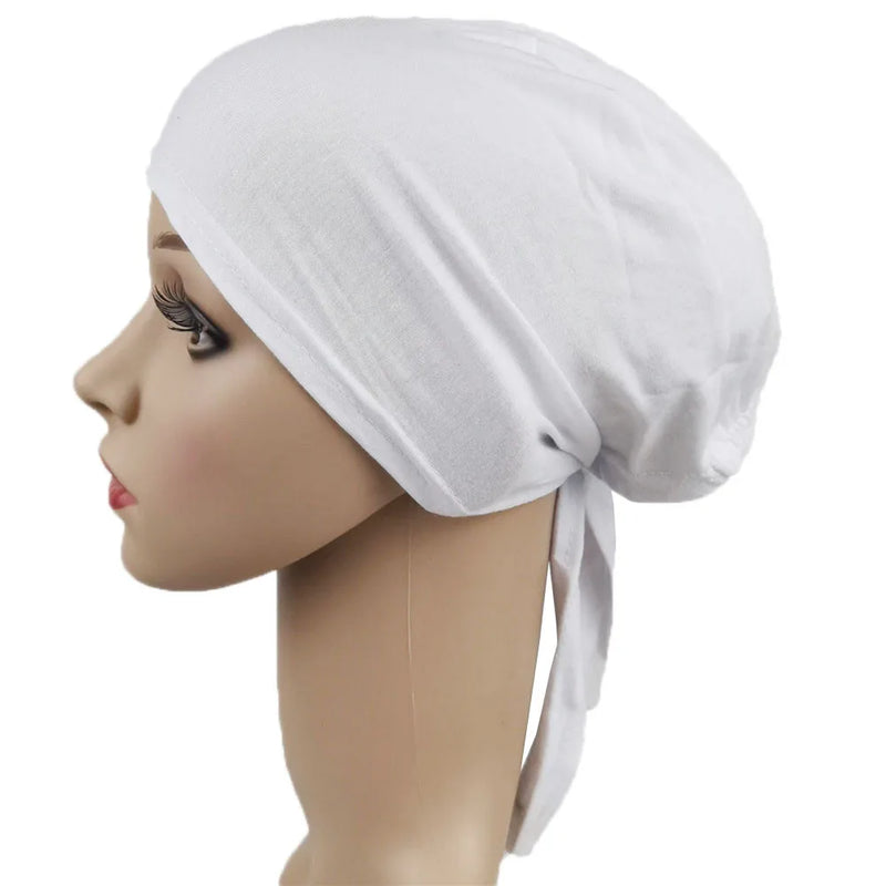 Under scarf Turban Tube Bone Bonnet Muslim Hijab Hat