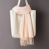 GYori Solid Color Women Scarf Winter Hijabs