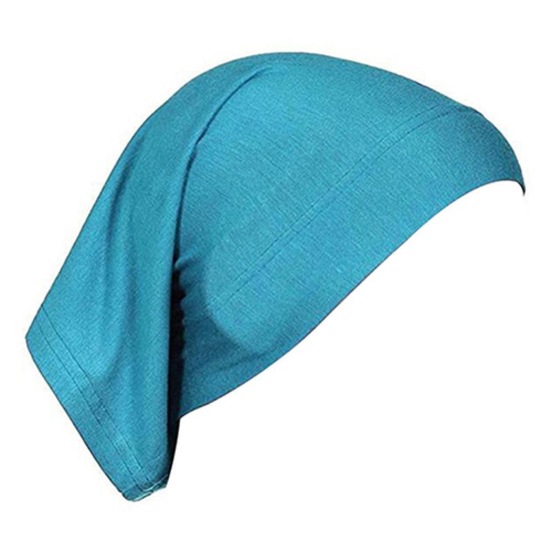 Women Hijabs Muslims Solid Color Cotton Cap Elastic