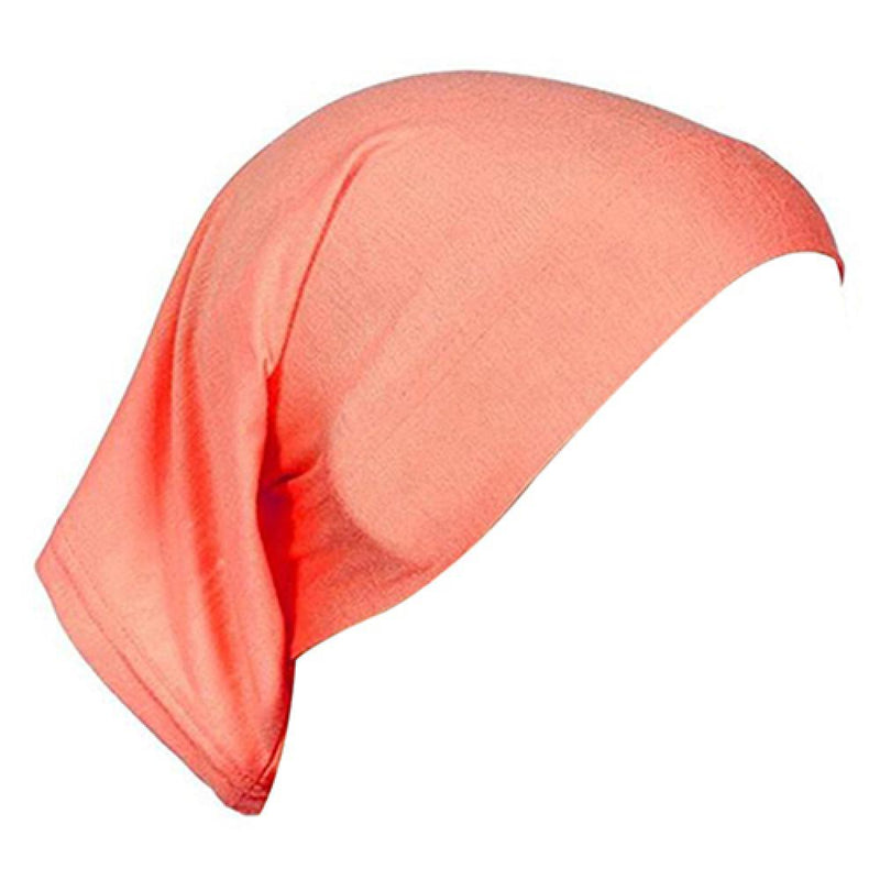 Women Hijabs Muslims Solid Color Cotton Cap Elastic