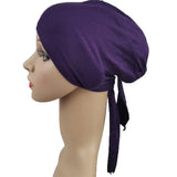 Under scarf Turban Tube Bone Bonnet Muslim Hijab Hat