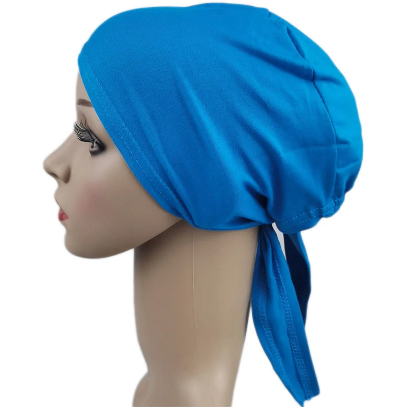 Under scarf Turban Tube Bone Bonnet Muslim Hijab Hat