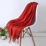 GYori Solid Color Women Scarf Winter Hijabs