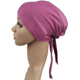Under scarf Turban Tube Bone Bonnet Muslim Hijab Hat