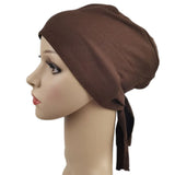 Under scarf Turban Tube Bone Bonnet Muslim Hijab Hat