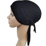 Under scarf Turban Tube Bone Bonnet Muslim Hijab Hat