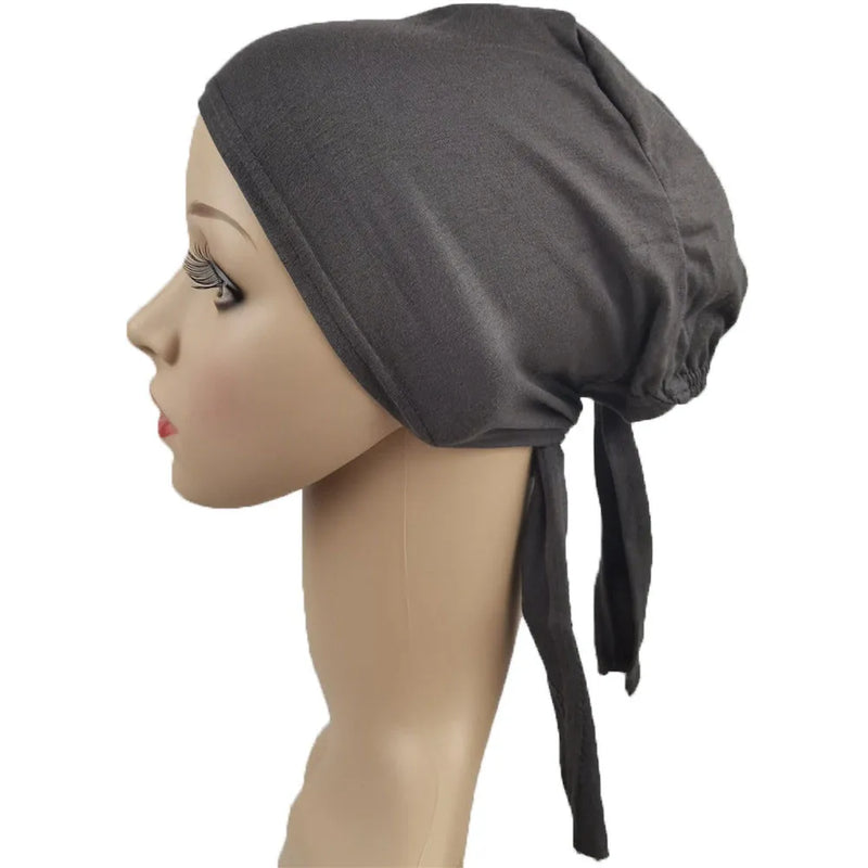 Under scarf Turban Tube Bone Bonnet Muslim Hijab Hat