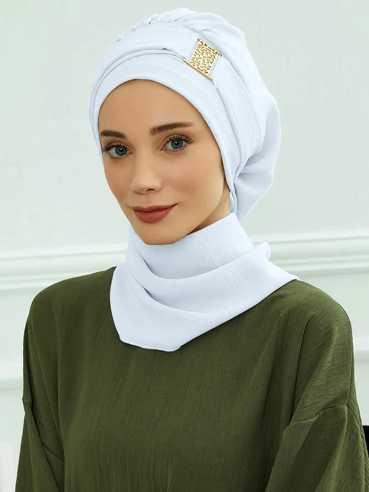 Plain Muslim Hat Inner Jersey Hijabs Women Turkey