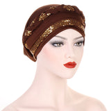 Women Fashion Braid Hijabs Muslim Turban Elegant