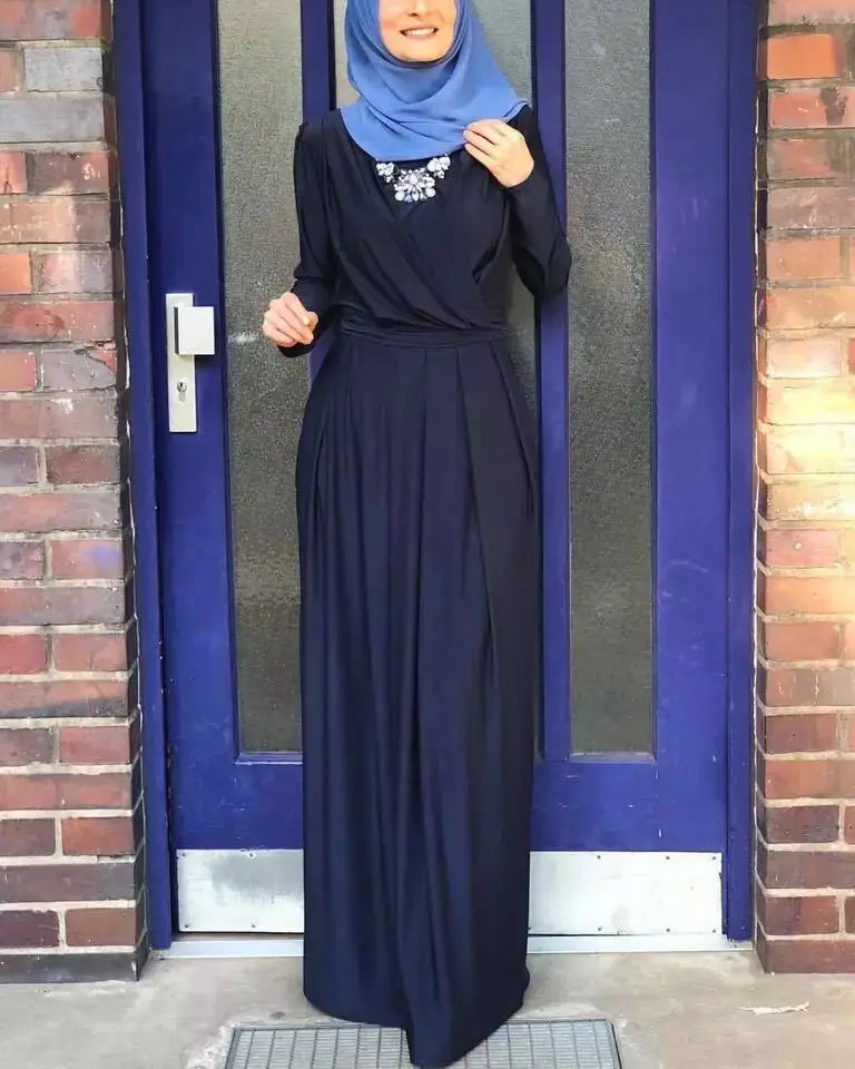Ramadan Dubai Jalabiya Muslim Abaya Women Party