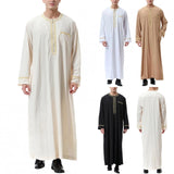 Muslim Fashion Men Jubba Thobes Arabic