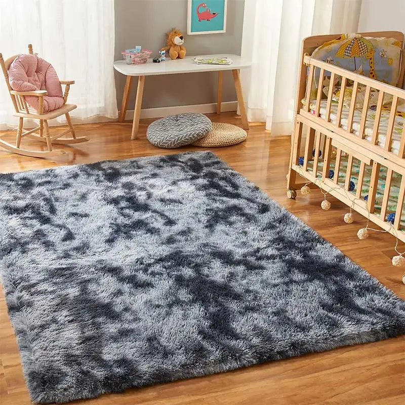 Plush Area Rug Bedroom Carpet Super Soft Foot Bedside