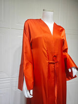 Eid Muslim Abaya for Women Cardigan Robe Jalabiya