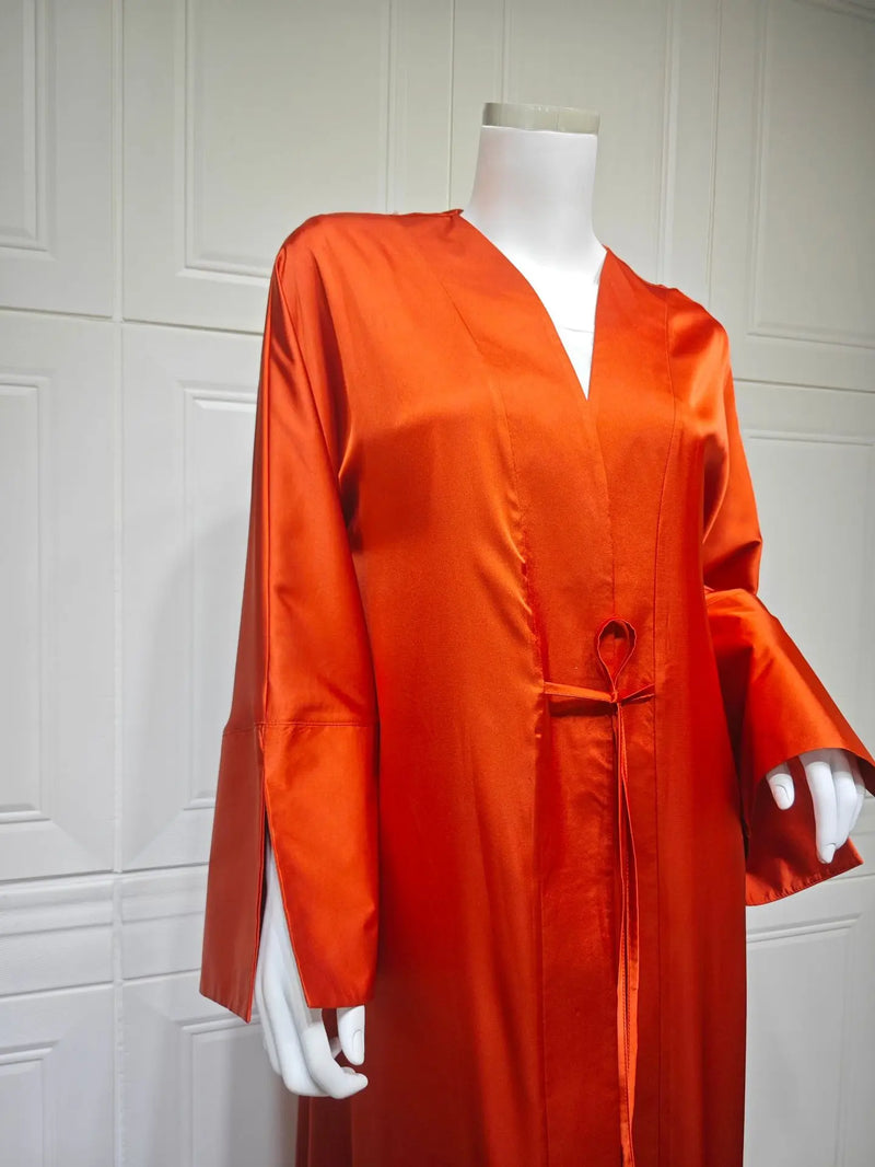 Eid Muslim Abaya for Women Cardigan Robe Jalabiya