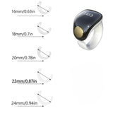 Smart Tasbih Zikr Rings, 5 Size(16/18/20/22/24mm