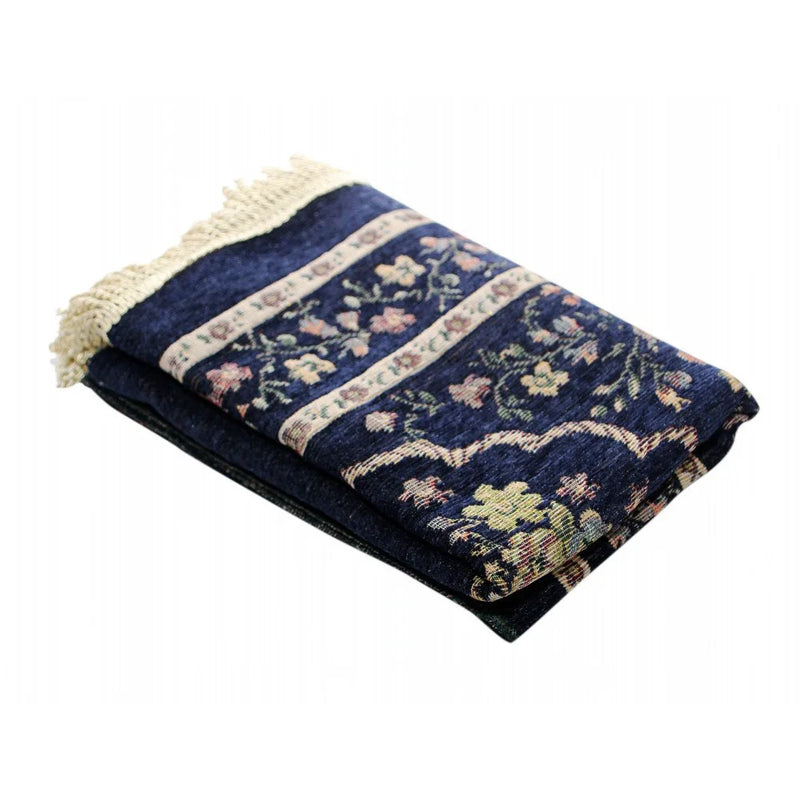Muslim Worship Mat Prayer Rugs Chenille Cotton Islamic