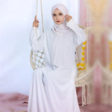 Abaya Muslim Kaftan with Pockets for Women