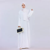 Abaya Muslim Kaftan with Pockets for Women