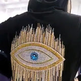 Long Sleeved Hooded Muslim Dress