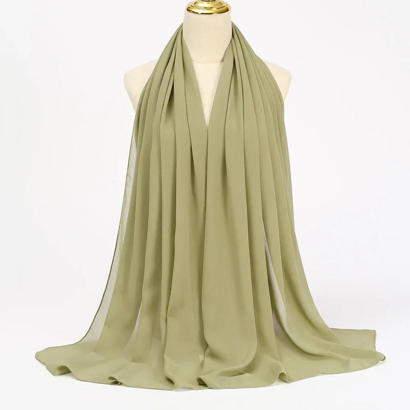 Ramadan Muslim Chiffon Hijabs