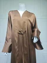 Eid Muslim Abaya for Women Cardigan Robe Jalabiya