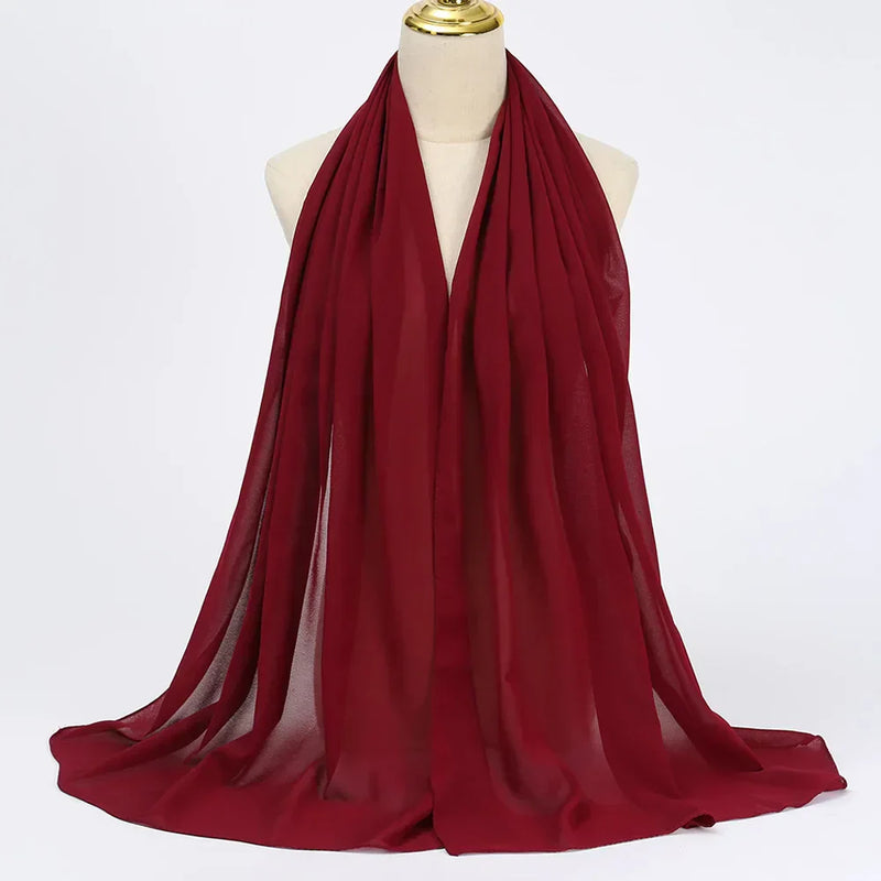 Ramadan Muslim Chiffon Hijabs