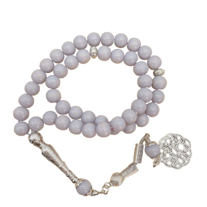 Stylish Prayer Beads Bracelet 45 Beads Rosary Tasbih Wristchain Eid Gift