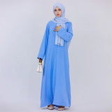 Abaya Muslim Kaftan with Pockets for Women