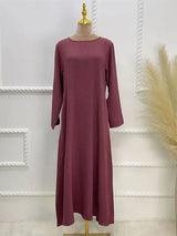Abaya Muslim Kaftan with Pockets for Women