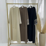 Turkish Solid Muslim Dresses