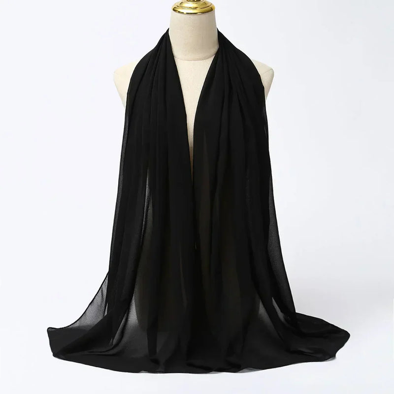 Ramadan Muslim Chiffon Hijabs
