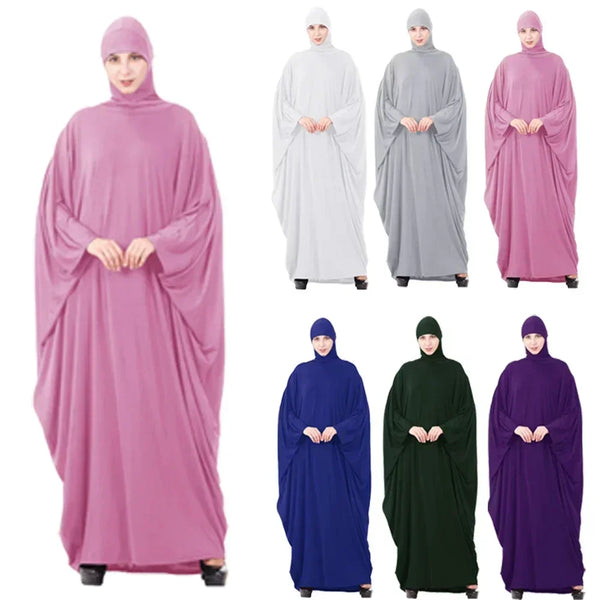 Femme Musulman Eid Hooded Prayer Dress