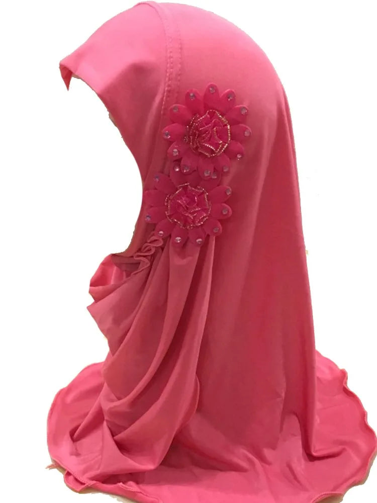 BOHOWAII Instant Hijabs for Muslim Girl 2-7years Turbans