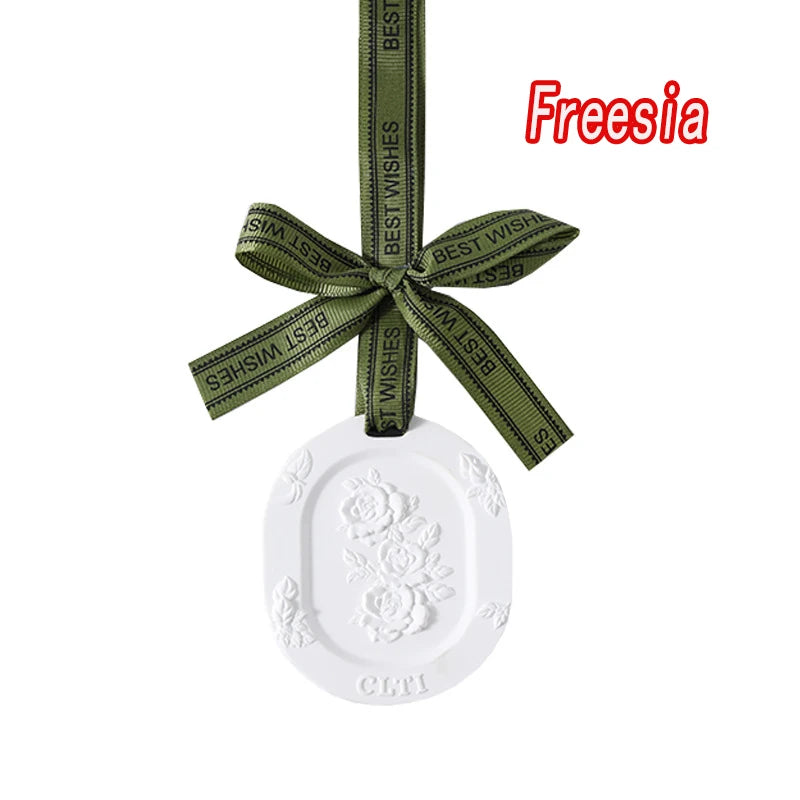 Solid Aroma Diffuser Gypsum Embossed Flower Fragrance