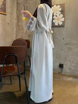 Embroidered Cotton Linen