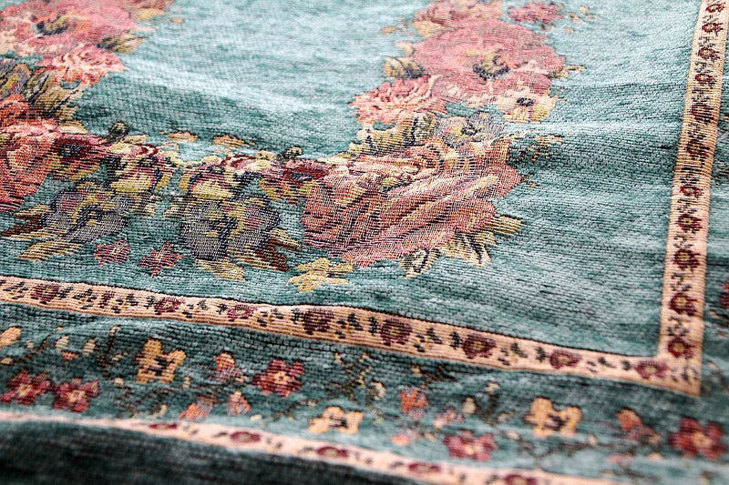 Muslim Worship Mat Prayer Rugs Chenille Cotton Islamic