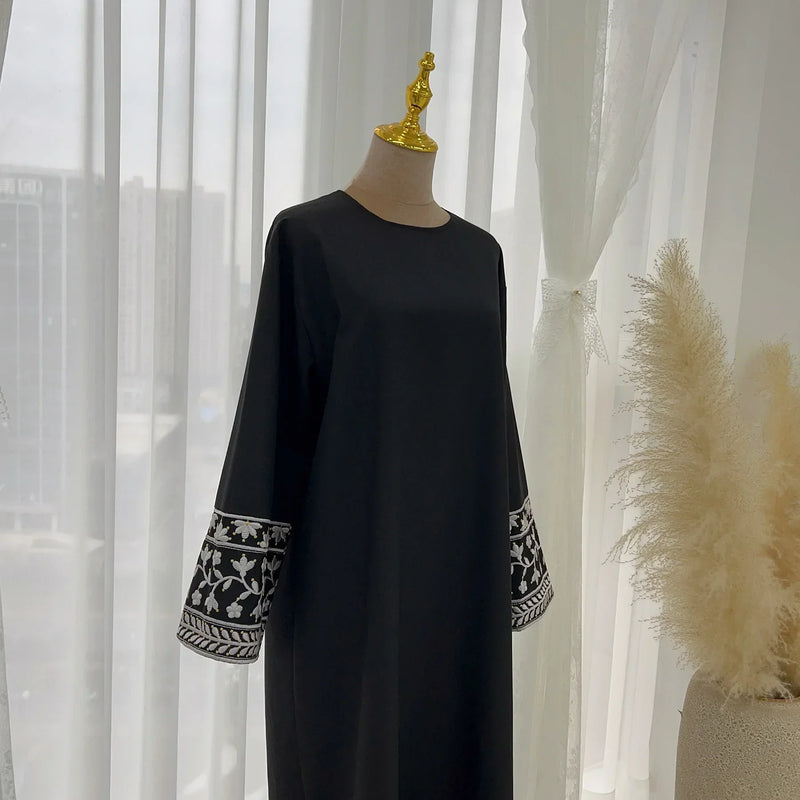 Turkish Solid Muslim Dresses