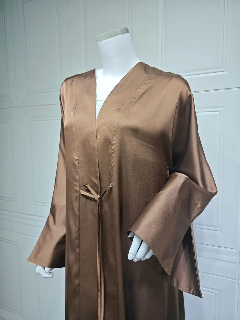 Eid Muslim Abaya for Women Cardigan Robe Jalabiya