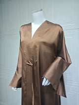 Eid Muslim Abaya for Women Cardigan Robe Jalabiya