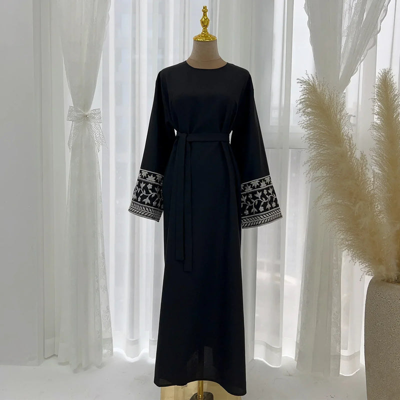 Turkish Solid Muslim Dresses