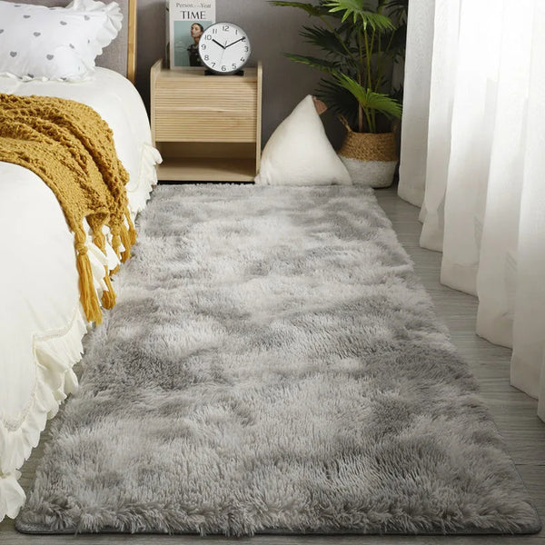 Plush Area Rug Bedroom Carpet Super Soft Foot Bedside