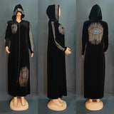 Long Sleeved Hooded Muslim Dress