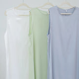Fashion Silky Inside dress Muslim Dresses Sleeveless